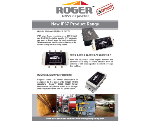 Roger GPS Inhouse Repeater IP67